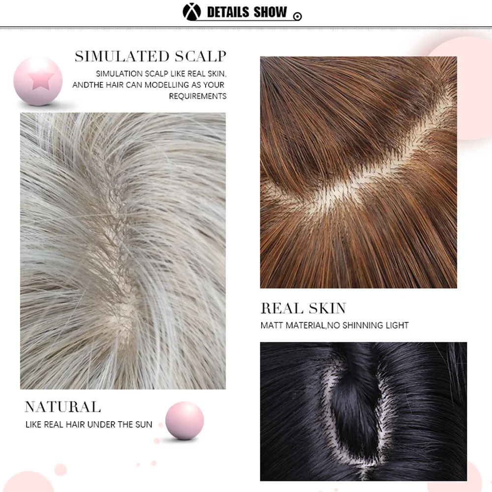 Inhair Cube 26 дюймов длинные натуральные волнистые синтетические парики средний