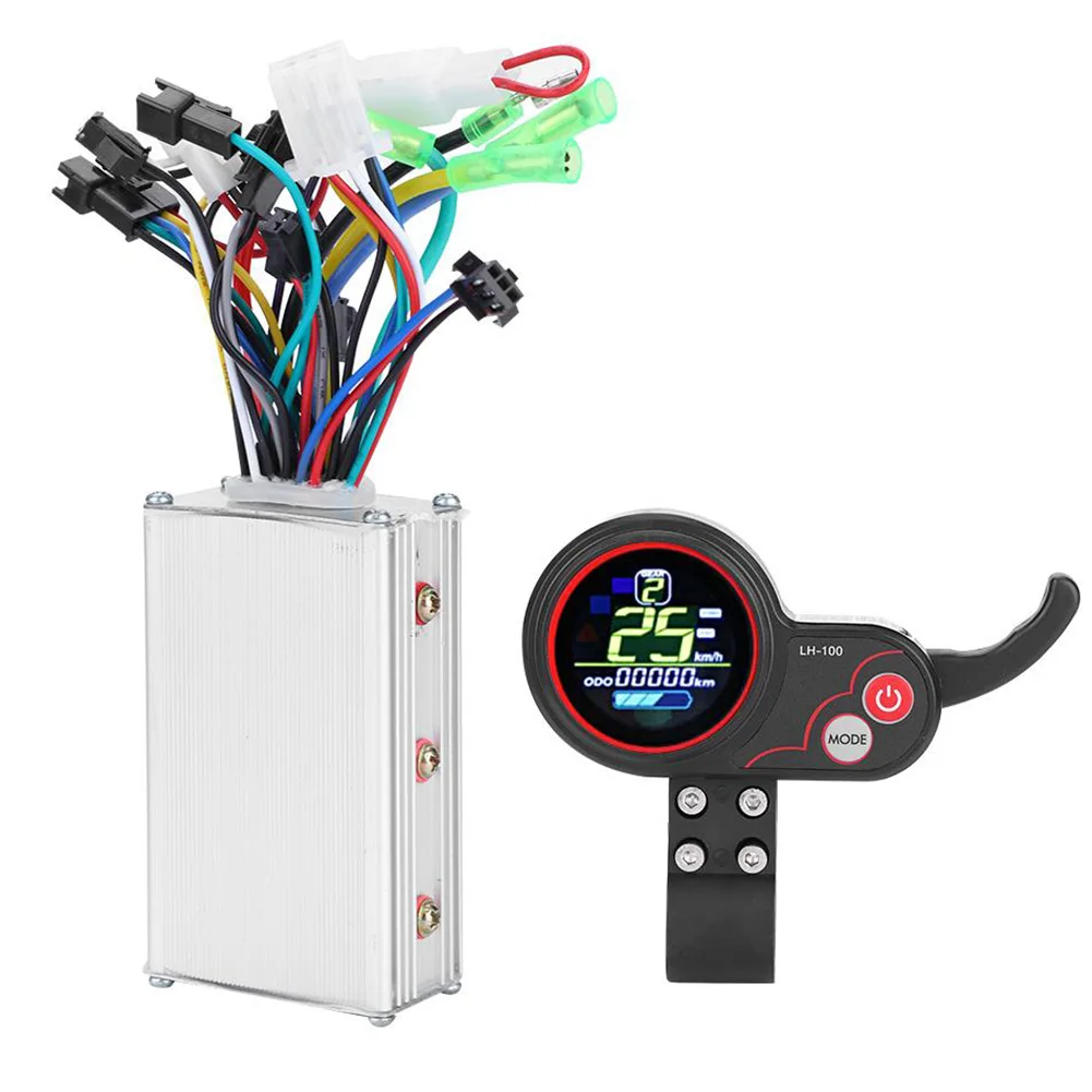 Cheap Dual Mode Durable 250W 350W 24V 36V 48V 60V Electric Bicycle Controller Universal Scooter Shift Switch Panel Control LCD Display 9