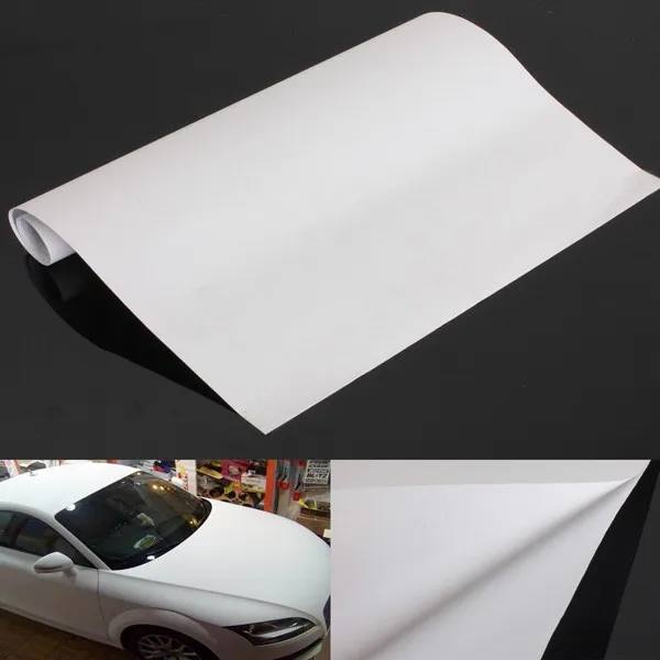 150x30 см Универсальный керамический белый матовый сатин самоклеющийся автомобильный винил самоклеящаяся пленка DIY знак с липучкой для машины Стайлинг внешний