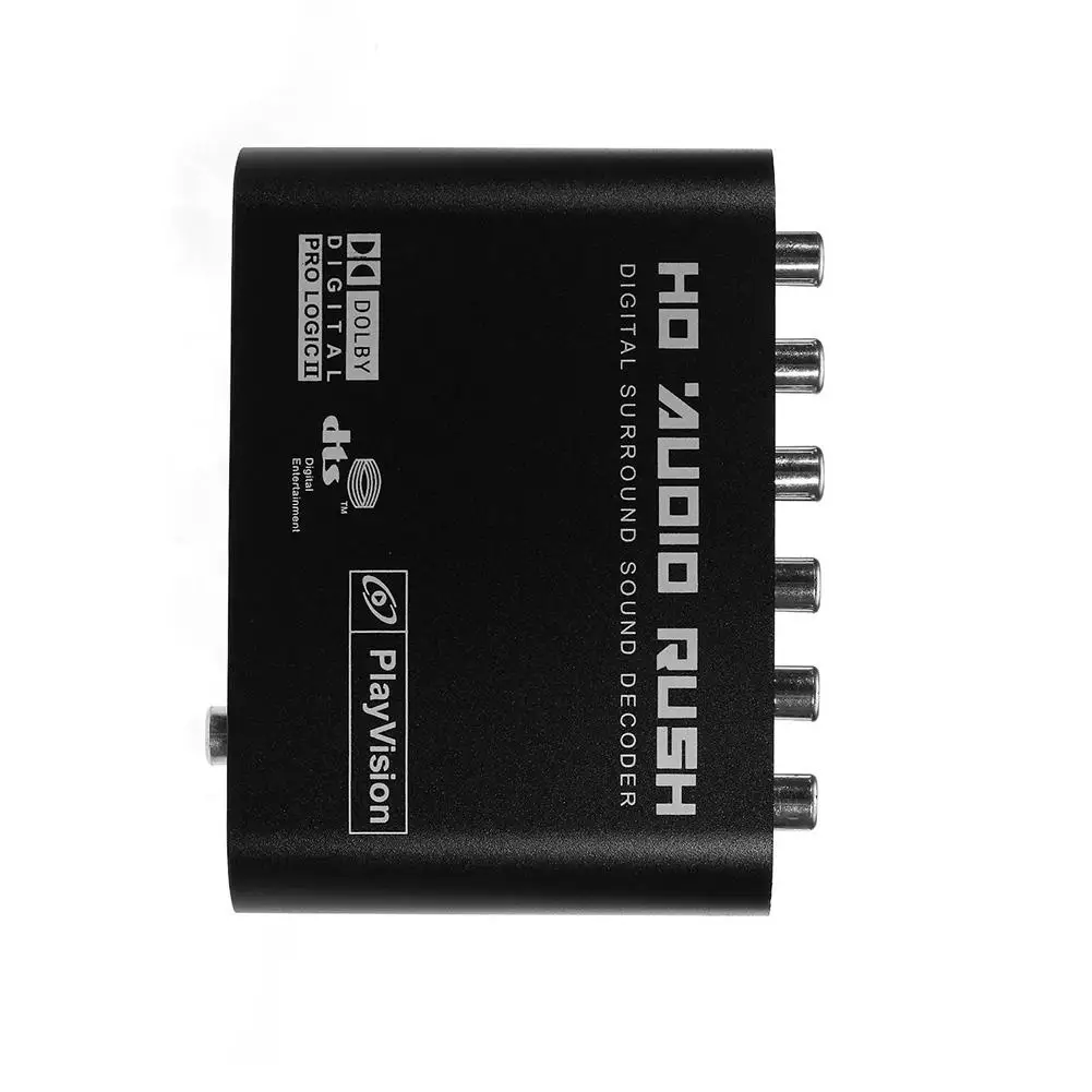 

Ostart 5.1 Audio Decoder Stereo Sound Coaxial to RCA DTS AC3 Digital to 5.1 Amplifier Analog Converter for HDTV PS3 DV Player