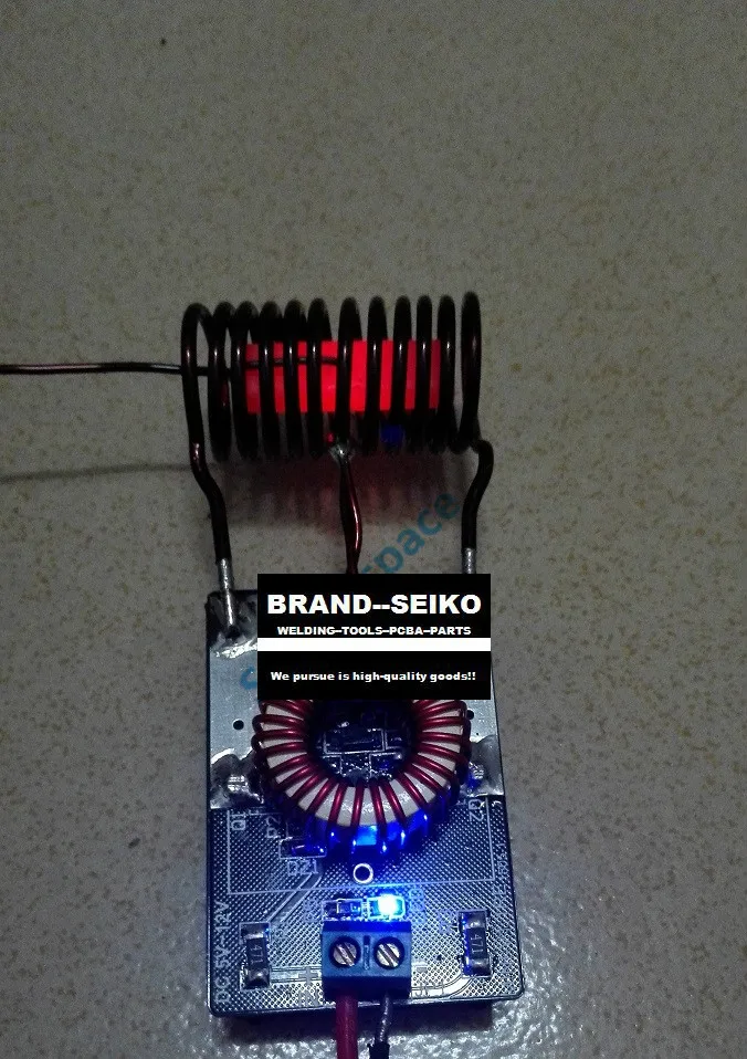 

Mini ZVS tap the finished product Induction heating tesla Jacob Jacob's ladder