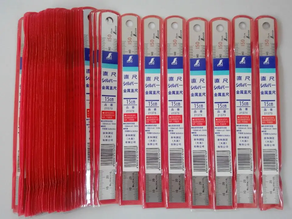 Original Japan SHINWA Stainless Steel Straight Ruler 150mm/ 6inch Side