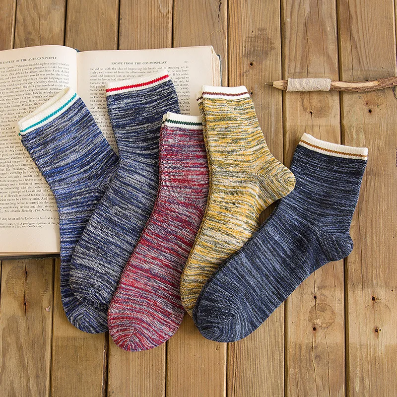 ZQTWT 5 paare/los Heißer Verkauf Baumwolle Flagge Socken Männer Streifen Harajuku Casual Sox Skateboard Socs Straße Hip Hop Socke für männlichen 3WZ064