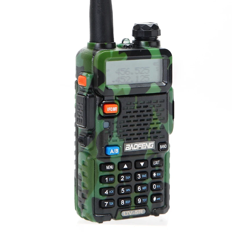 2 шт Baofeng UV-5R любительские рации 5 W Dual Band Портативный Радио УКВ УВЧ 136-174 МГц и 400-520 MHz UV5R двухстороннее радио Охота