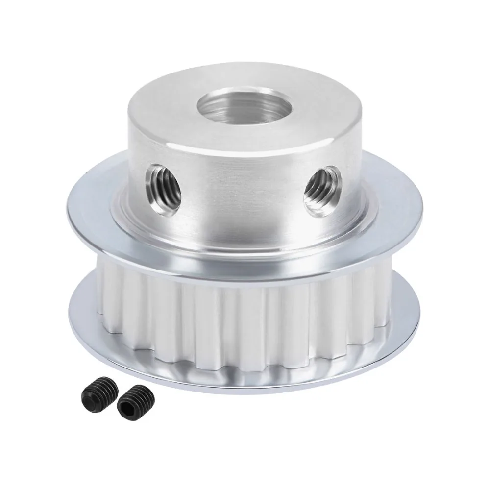 

Uxcell XL 20T 25Teeth 10mm Bore Timing Belt Pulley Aluminum Flange Synchronous Wheel 10mm Belt for 3D Printer CNC