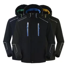 Высококачественная Мужская куртка, зимний костюм для сноуборда, Мужская Уличная теплая водонепроницаемая ветрозащитная дышащая одежда, мужская Лыжная одежда