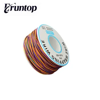 

30AWG 0.25mm Tin Plated Copper Wire Wrapping Insulation Test Cable 8-Colored Wrap Reel Tin Plated Copper Plastic