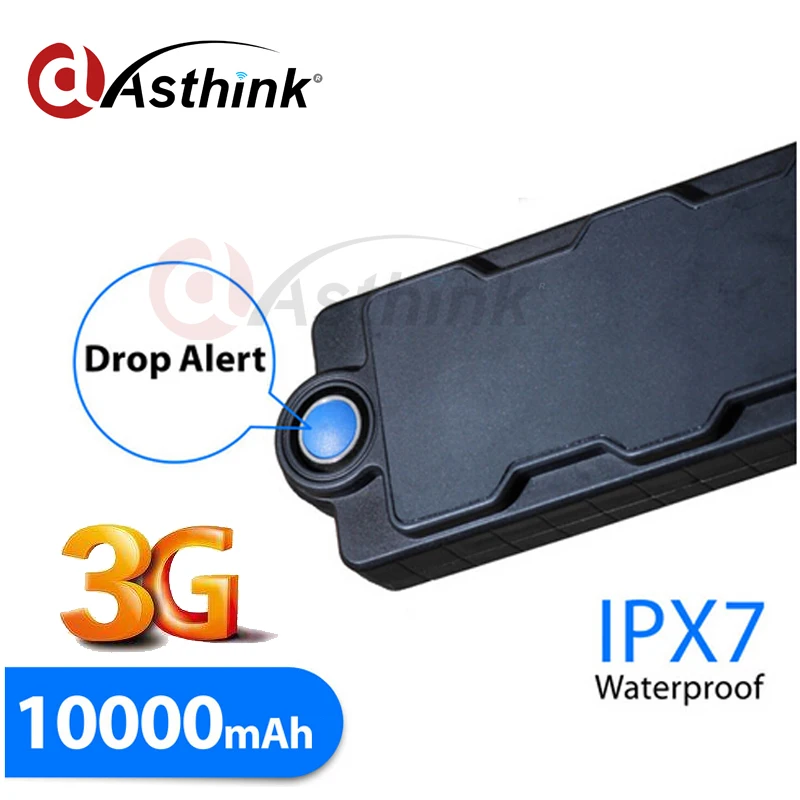 3G 2G Choose 10000mAh Big Battery Magnetic GPS Tracker For Container Tractor Assets Cargo Tracking Fleet