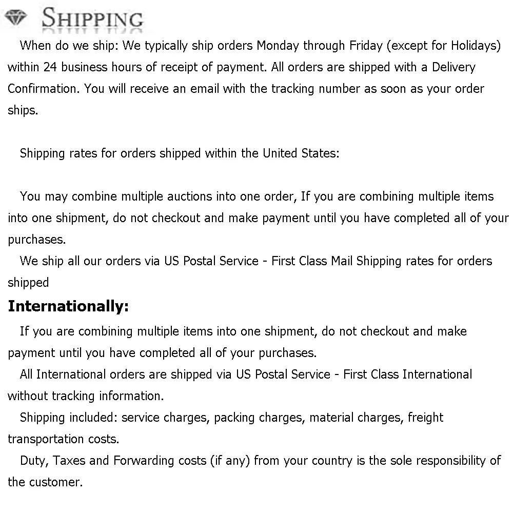 SHIPPING