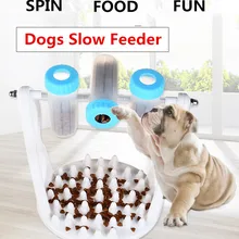 Интерактивная собачья игрушка-головоломка для еды, для лечения дозирующих собак, медленные кормушки, здоровая диета, многоразовая хитрая IQ игрушка для кормления