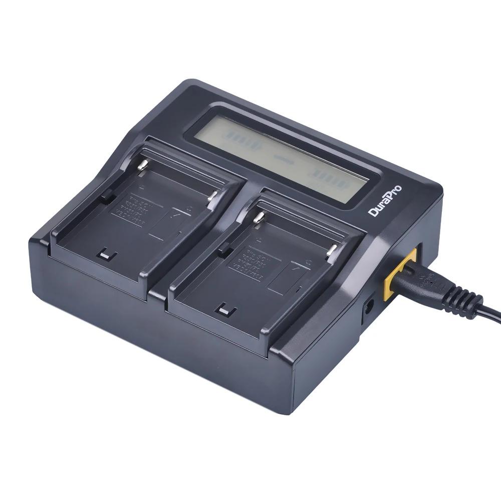 Duplo e Rápido Carregador para Sony Durapro Carregador Drive F970 Bateria Recarregável Lcd F960 - Image 2