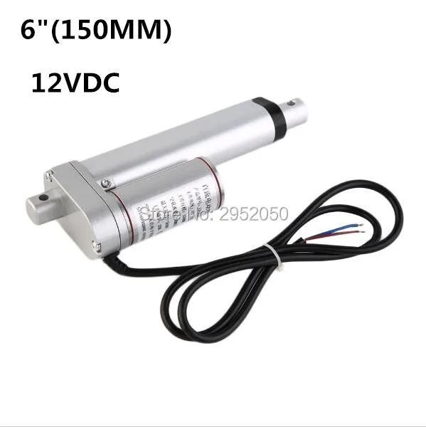 

Free 24V 150mm/4inch stroke 900N /198LBS micro linear actuator electric linear actuator TV lift high speed linear actuator