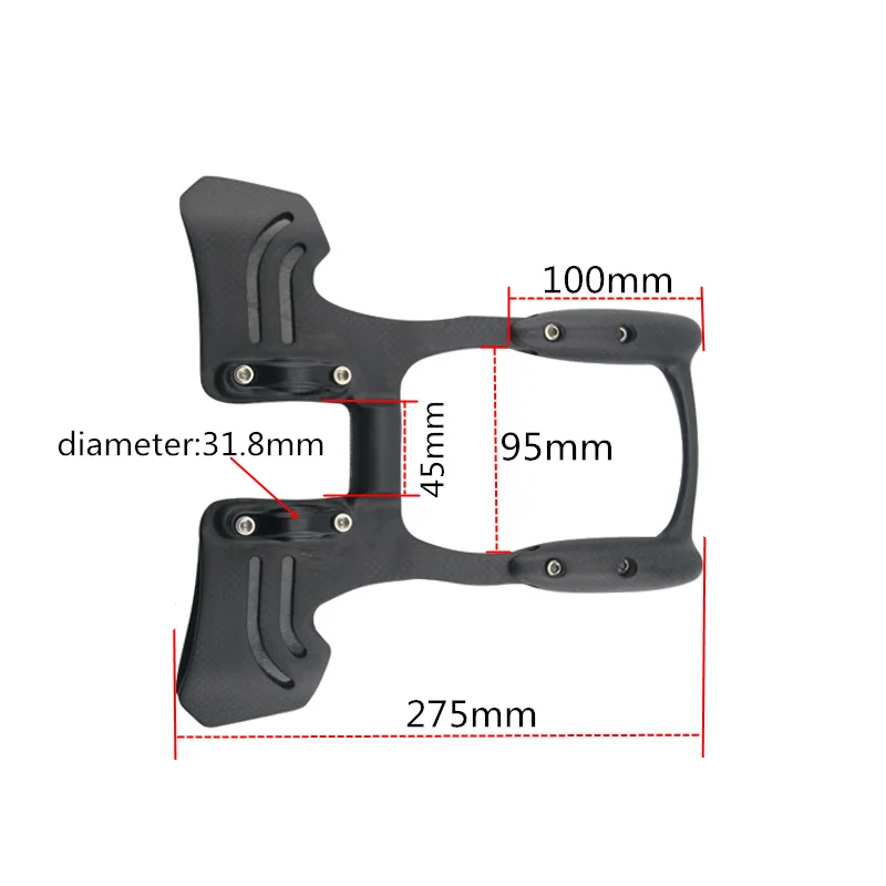 RXL SL Bicycle Triathlon Handlebar Carbon Road RestTT handlebars Triathlon Bicycle Extender 3K Matte Adjustment Bar Ends  (8)