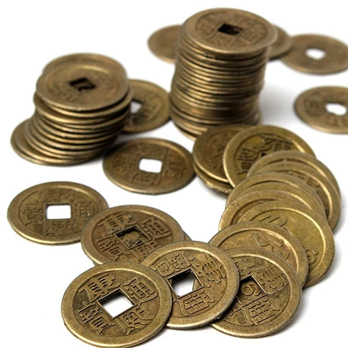 10 Pcs Lucky Chinese Fortune Coin Oriental Emperor Money Set Hole Hanging Decor 10 Pcs Lucky Chinese Fortune Coin Oriental Emperor Money Set Hole Hanging Decor