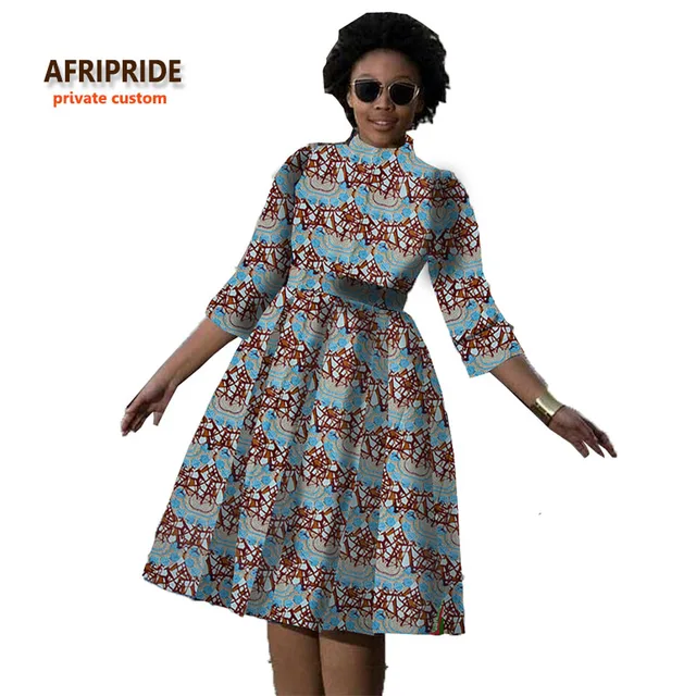 2018 African Dress For Women New Pattern Fabrics Batik 2018 African Dress For Women New Pattern Fabrics Batik Clothes Fashion Style Young Ladys