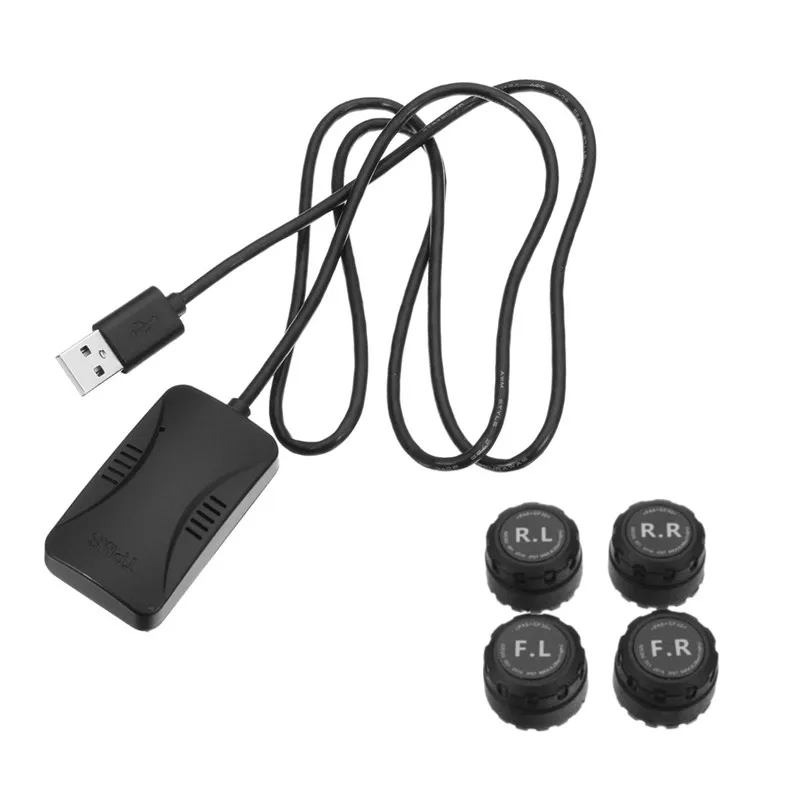 TPMS для Android автомобильный DVD автомобильная система контроля давления в шинах 4 датчика сигнализация система контроля температуры в шинах