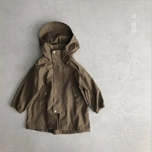 

2019 new wholesale boys girls hooded coat autumn fashion full sleeve kids jacket 1-7t HU844