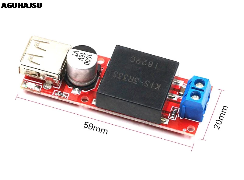 5V USB Выход преобразователь постоянного тока 7 в-24 в до 5 В пост 3A шаг-понижающий KIS3R33S модуль KIS-3R33S