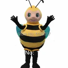 Талисман хорошего качества взрослый размер медовая пчела маскот костюм мультфильм персонаж пчела вечерние карнавальные костюмы красивый наряд