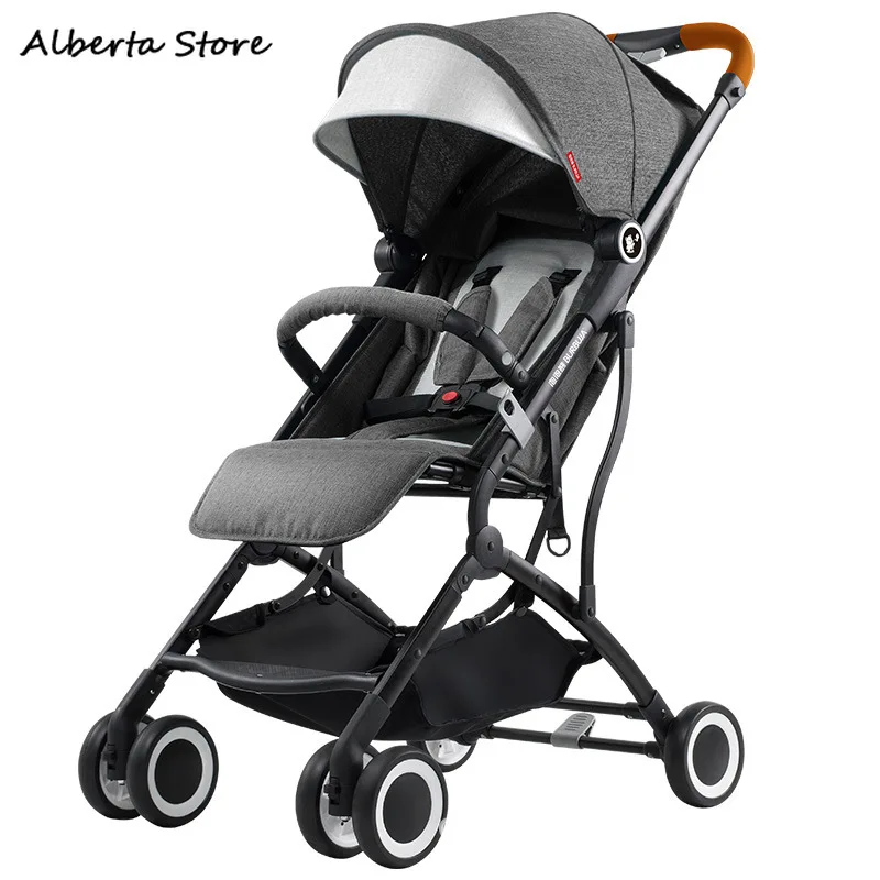 

Baby Trolley Is Light, Easy To Ride In Reclining Umbrella Trolley, Folding Child Trolley, Four-wheeled Baby Trolley Is Super Lig