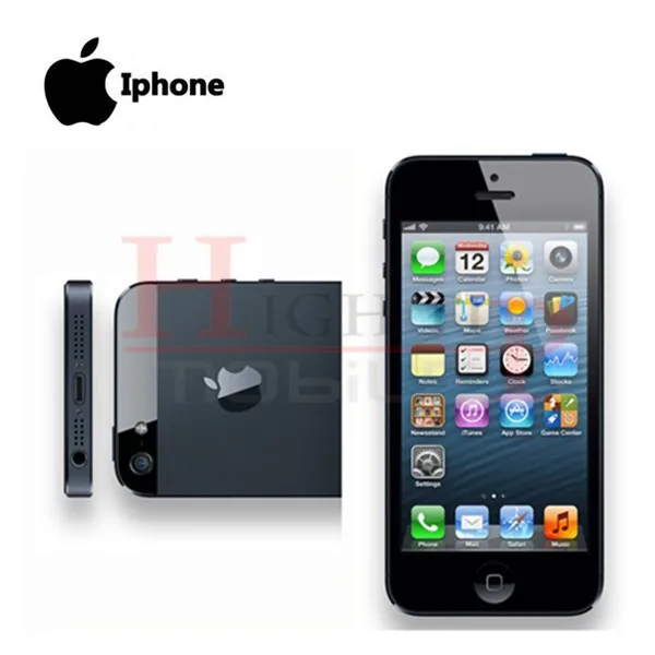 latest iphone cellphone 100% Factory Original Iphone 5 Sealed box Unlocked Apple Cell phone 16GB 32GB ROM 16GB 32GB 64GB IOS 4.0 inch 8MP WIFI GPS Used latest iphone cellphone