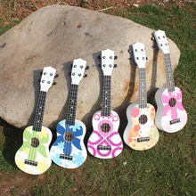21 Inch Basswood 4 Strings Mini Guitar Acoustic Ukulele Guitarra Musical Instruments For Beginners 