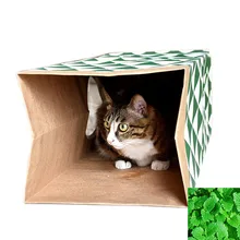Домашние Животные Кошки ToysPet игрушка для кота играть складной туннель 1 отверстия котёнок Кот Игрушка опт игрушки для кошек играть туннель крафт-бумага