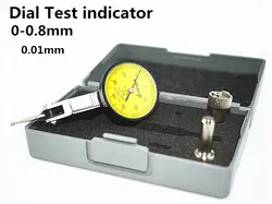 Jrealmer 0-0.8 мм рычаг циферблат Тесты индикатор точности циферблат индикатор dialgauge messuhr