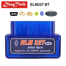 Профессиональный ELM327 V1.5 PIC18F25K80 Мини ELM 327 Bluetooth V1.5 OBD2/OBDII для Android Крутящий момент Автомобильный сканер кода