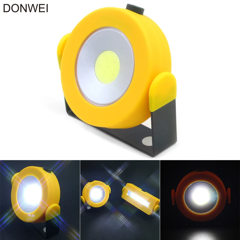 Super Bright COB LED Night Light Work Lights 3 Files Adjust Projection lamp for Workshop Outdoor Fishing Camping Lighting | Лампы и