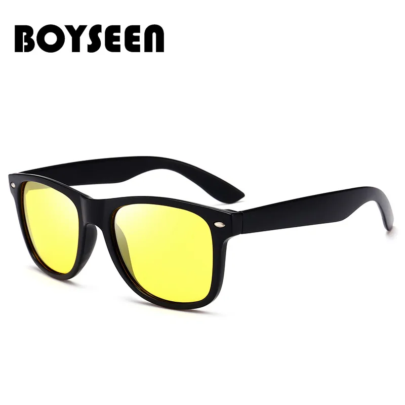 Boyseen мода риса ногтей солнцезащитные очки, мужские солнцезащитные очки Для мужчин вождения очки черная рамка очки мужские солнцезащитные очки UV400 4440