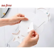 Cloud Moon Hook Wall Mounted Free Nail Hanger for Kitchen Bathroom Door TN88
