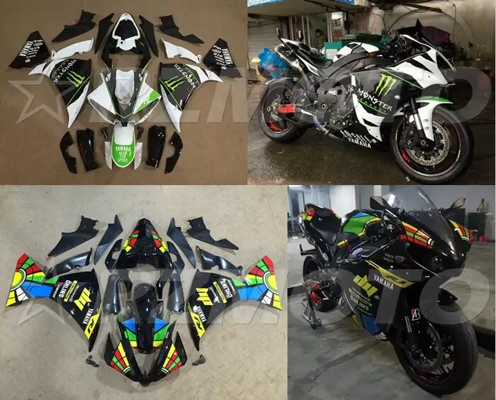 Мотоциклетный обтекатель abs комплект для YAMAHA YZF-R1 2007 2008 год корпусные детали прессформы ACEKITS Магазин № 0015
