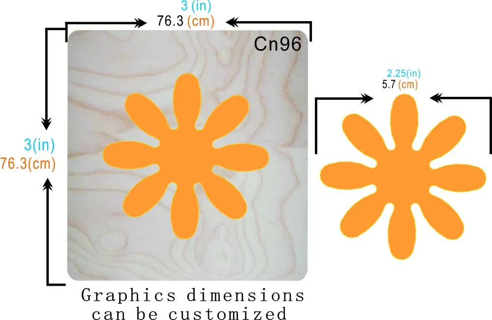 

chrysanthemum-96 die cutting & Wooden dies