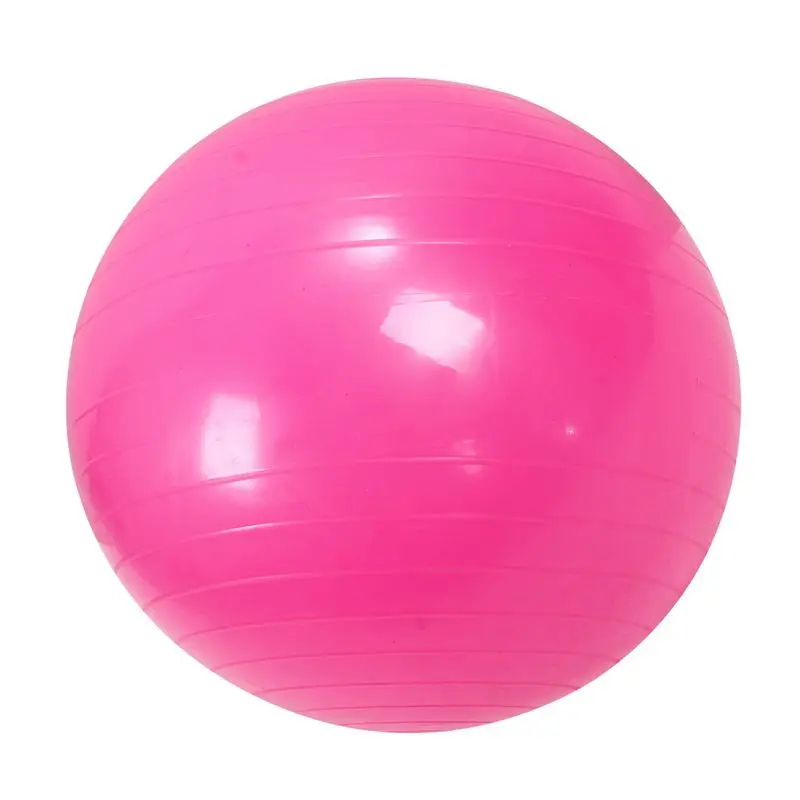 

Sport Pilates Yoga Fitness Ball Exercise Balls Peanut Exercises Balance Gymnastic Pad 55cm pink