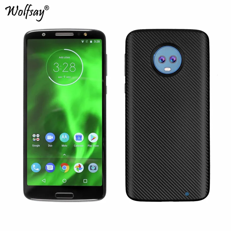 СПС чехол для телефона Moto G6 плюс Чехол 5 93 &quotуглеродного волокна мягкий TPU Motorola