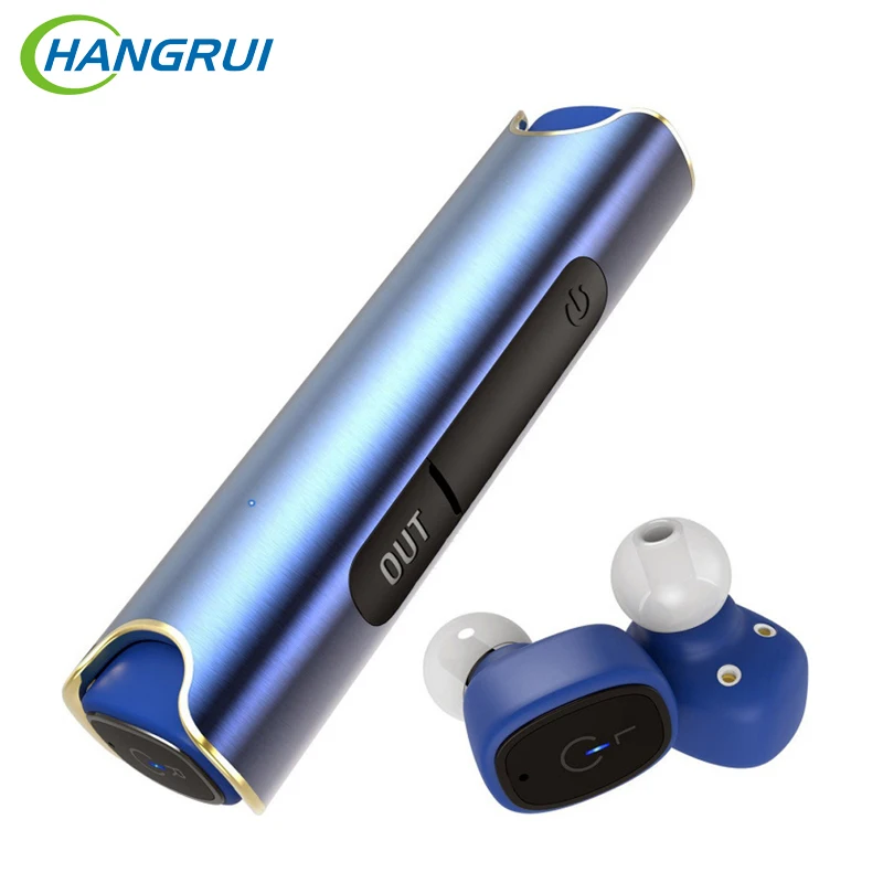 

Hangrui Newest TWS S2 Binaural Wireless Waterproof Bluetooth Earphone Stereo Headset Built-in Mic Earbuds With 850mAh Battery