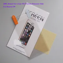 Хорошее качество Ультра прозрачная пленка для huawei P9 Экран протектор 5,2 ''телефон 100 шт./лот
