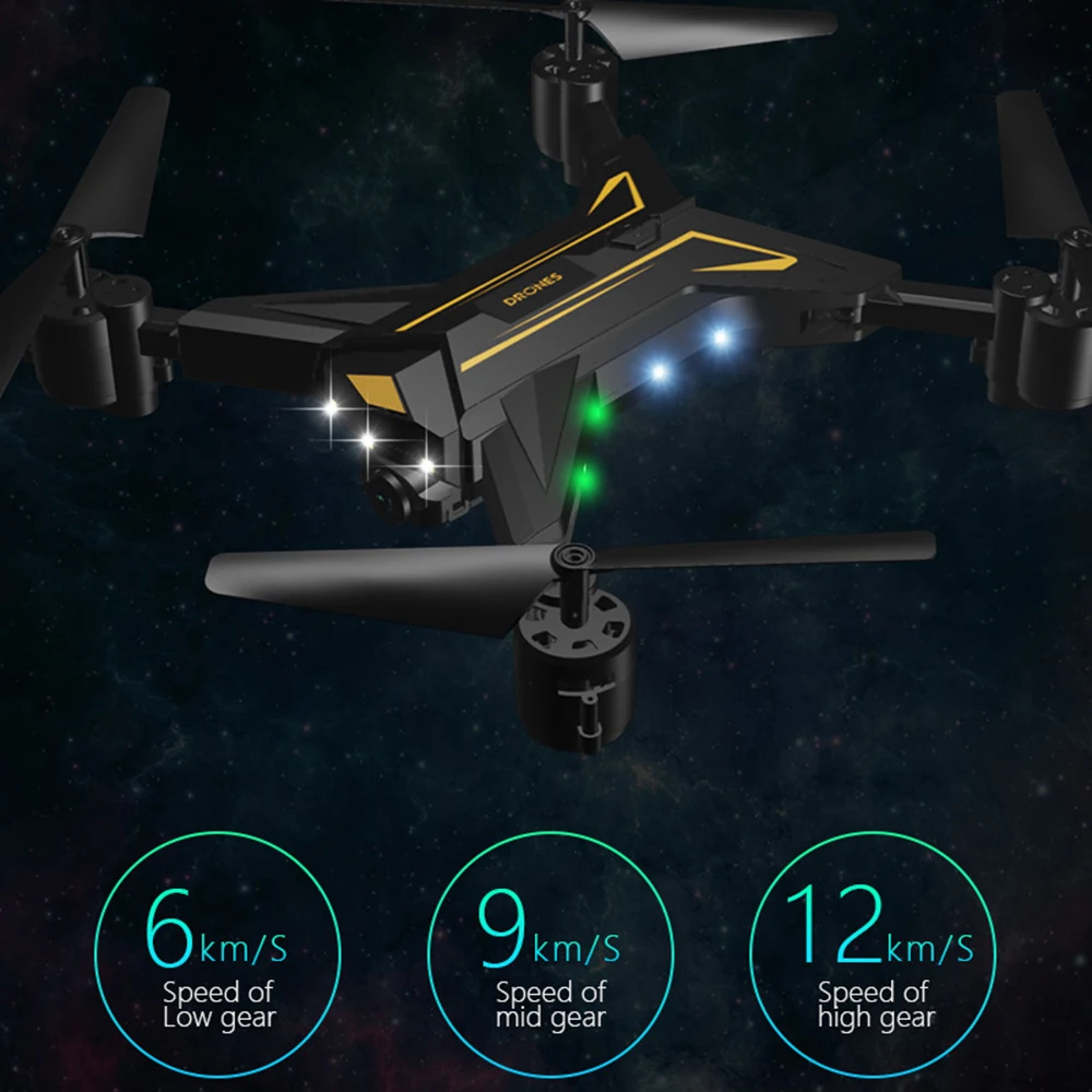KY601 Drone 0.3W Foldable Quadcopter With Camera WiFi FPV Live Helicopter  Hover Drone Com Camera Black Gold Flying Racing Drone - AliExpress Toys \u0026  Hobbies