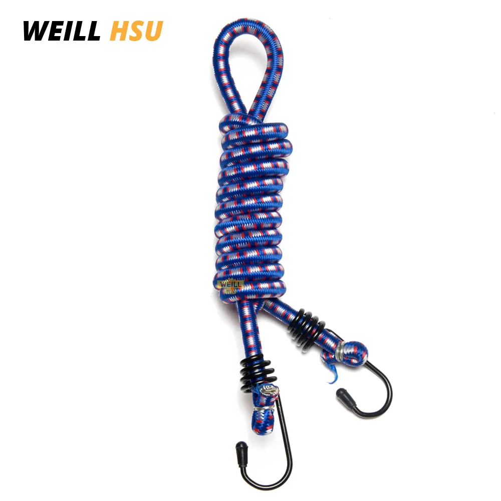 

1.5 meter Natural Latex Car Motor Bike Bungee Cords Ribbon Cargo Rope Straps Tie band