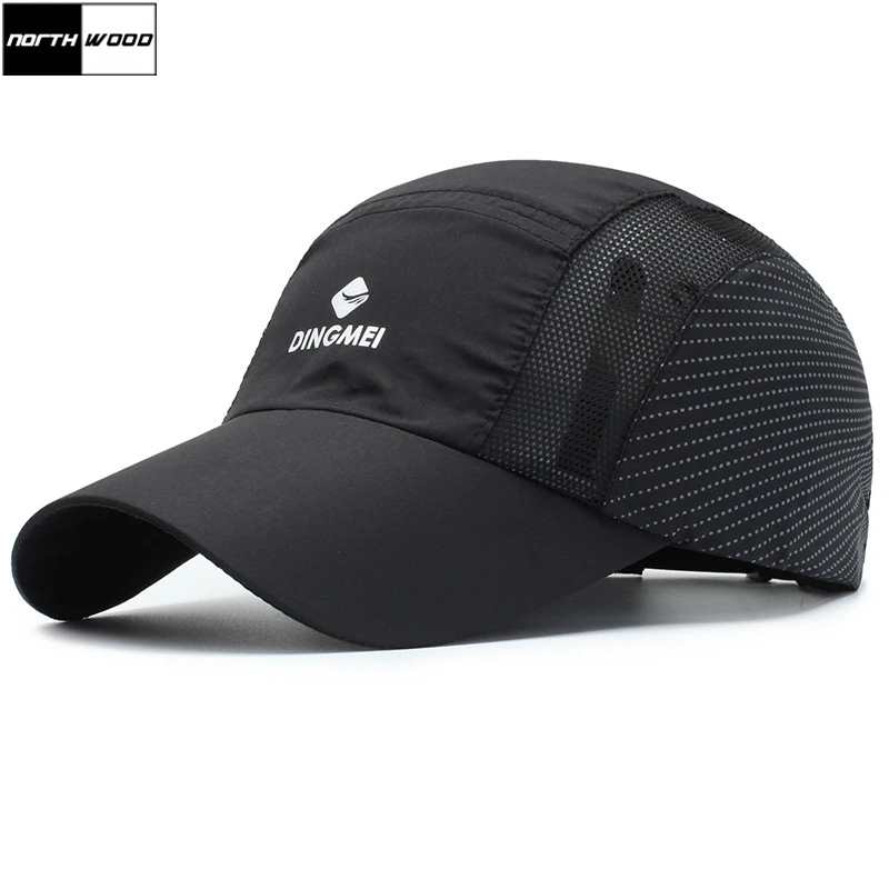 

[NORTHWOOD] 2019 New Waterproof Mesh Baseball Cap Men Women Summer Cap Breathable Hip Hop Snapback Hat Quick Drying Casquette