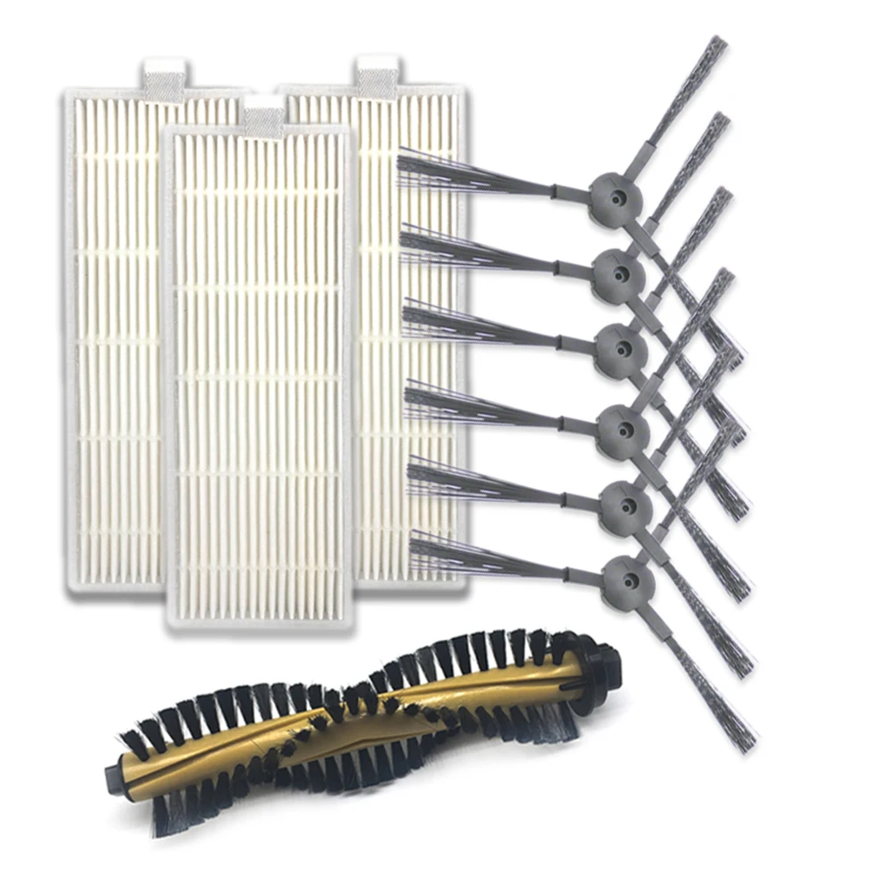 

New 13Pcs/Set Main Brush Dust HEPA Filter Side Brush for ILIFE A4s Robot Vacuum Cleaner Replacement Accessories Parts