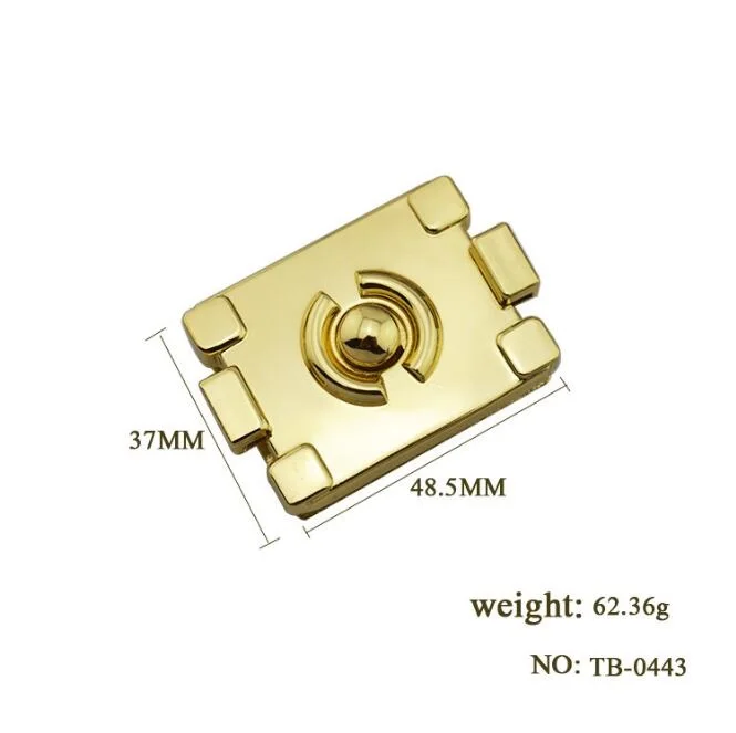 

(10pieces/1lot) factory wholesale luxury luggage handbags metal institutions double button lock hardware accessories