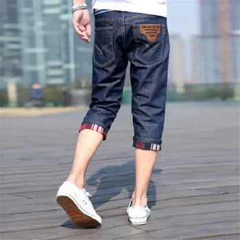 

blue jeans men 2019 Leisure time printing lightning Little feet Big code Pants men jeans hombre jean homme clothes streetwear
