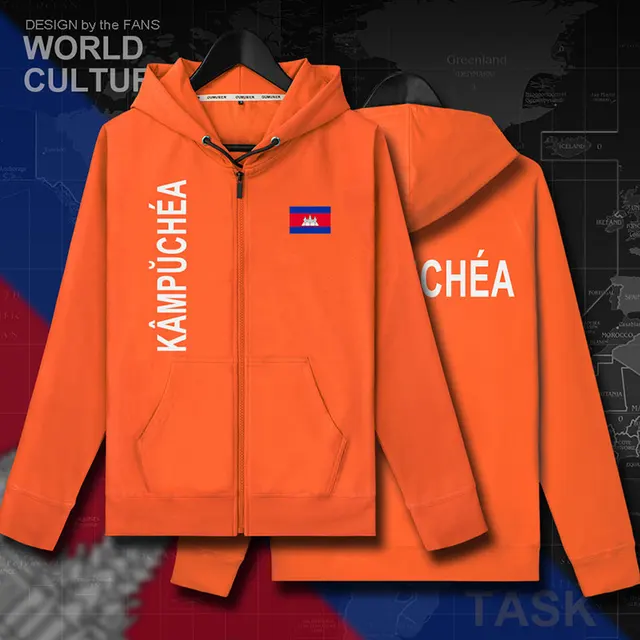 Cambodia Kampuchea KHM Cambodian Khmer mens sweatshirt fleeces hoodies