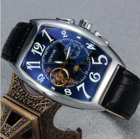 SEWOR Classic Wrap Gold Case Men's Watches Luxury Brand Automatic Watch Calendar Mens Watch Mechanical Black Watch SEWOR Classic Wrap Gold Case Men's Watches Luxury Brand Automatic Watch Calendar Mens Watch Mechanical Black Watch