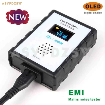 

OLED Mains noise measuring instrument EMI Broadband AC Power ripple analyzer With EU/UK conversion plug