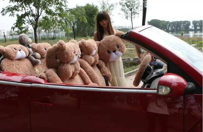 Mei-Mei-Bear-Lace-Universal-Automobile-Car-Seat-Cover-Rose-Velvet-Cushion-8pcs-23