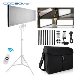 Capsaver 30*90 см светодио дный видео гибкие фотографии, освещение дневное ткань Панель 576 шарики SMD CRI90 72 Вт светодио дный Studio лампа