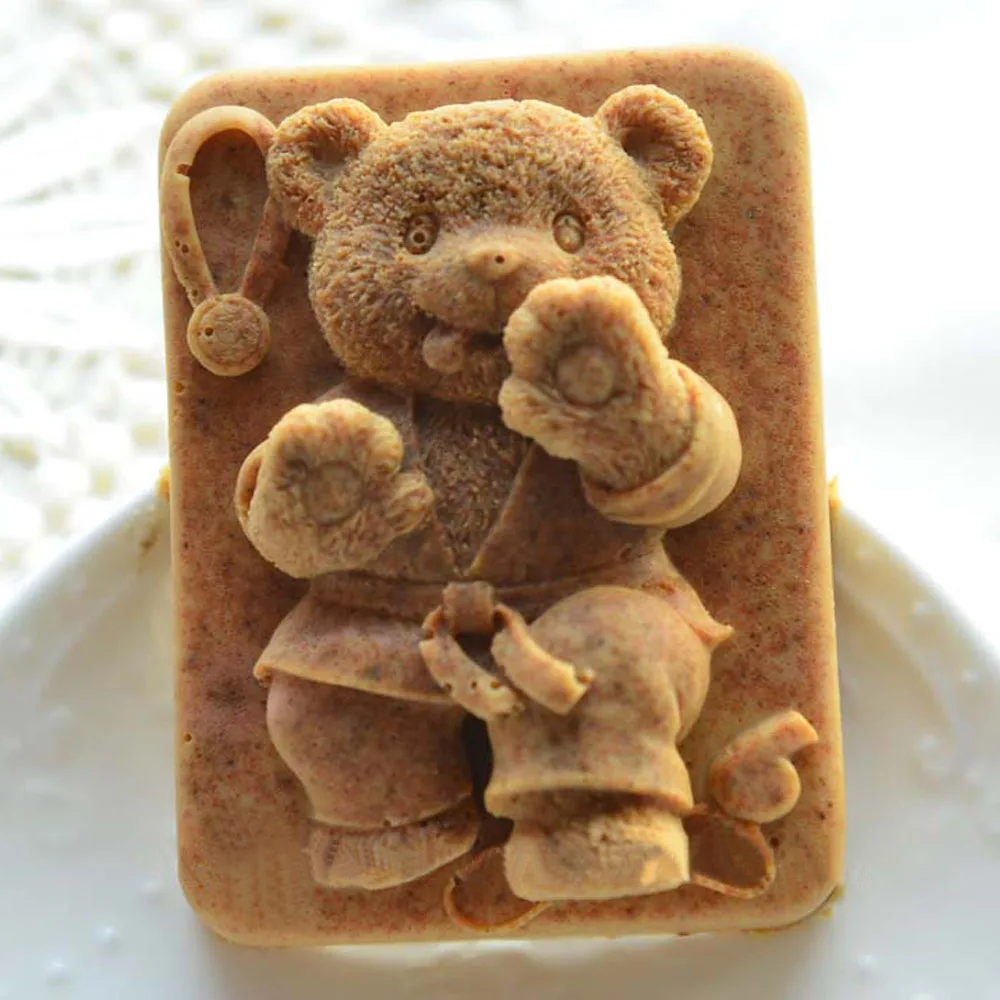 

Grainrain BEAR 91 - Silicone Soap mold Craft Molds DIY Handmade soap mould